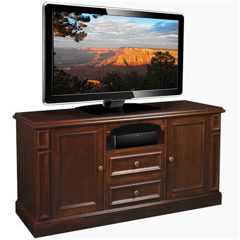 american quality furniture hudson real wood  intv stand