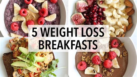 Weight Loss Breakfast 5 Recipes And Its Calories