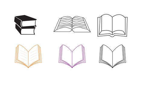 open book logo vector art icons  graphics