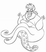 Ursula Mermaid sketch template