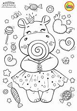 Coloring Cute Pages Kids Cuties Printables Hippo Print Bojanke Animal Goodness Unicorn Printable Sheets Easy Bonton Color Preschool Tv Books sketch template