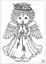 Coloring Angel Pages Angels Christmas Colouring Girl Printable Baby Realistic Color Feet Print Kids Girls Fairy Drawing Dinokids Getcolorings Anime sketch template