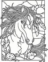 Coloring Pages Dover Horse Publications Adult Horses Book Glass Wild Stained Books Animal Doverpublications Printable Welcome Kids Haven Creative Color sketch template
