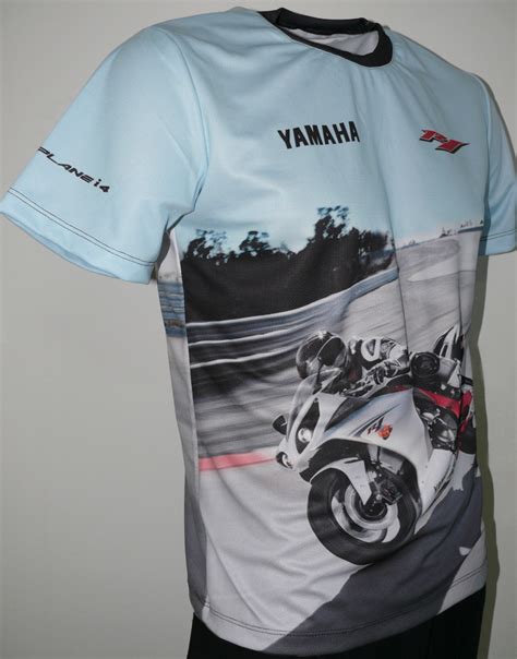 yamaha yzf r1 2009 t shirt with logo and all over printed picture t shirts with all kind of
