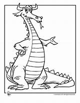 Dragon Coloring Pages Cartoon Puff Magic Printable Dragons Kids Outline Print Colouring Jr Clipart Cliparts Fantasy Mythical Creatures Simple Printables sketch template