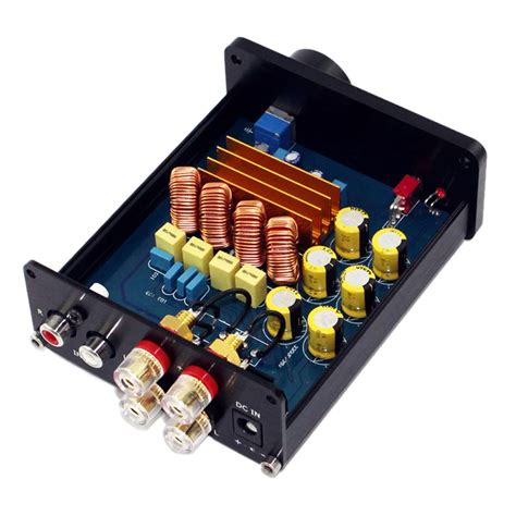mini digital  channel  black chassis power amplifier audio power amplifier hifi tpa