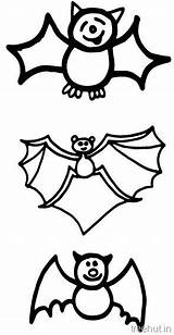 Bat Pages Coloring Cute 2859 Views Getcolorings sketch template