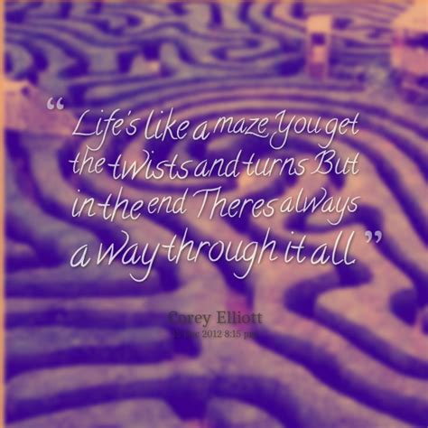 Quotes On Living In A Maze Quotesgram