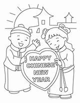Chinese Year Coloring Pages Happy Kids Years Crafts Colouring Sheets Printable Color Activities Bestcoloringpages Chinois School Preschool Visiter Nouvel Calendar sketch template
