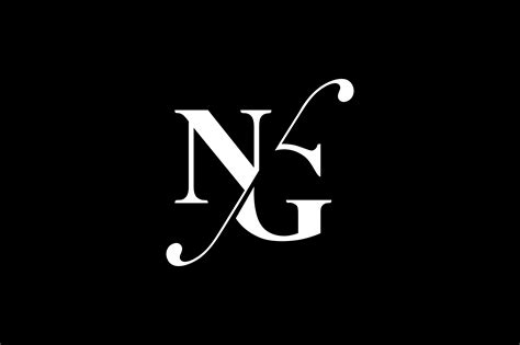 ng monogram logo design  vectorseller thehungryjpegcom