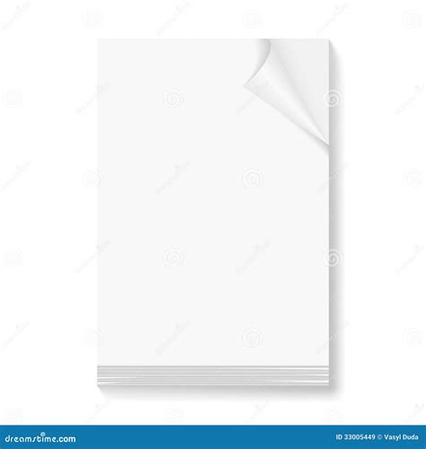 stack  blank paper sheets royalty  stock images image