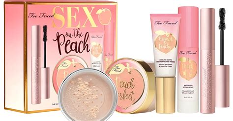 too faced sex on the peach collection at sephora popsugar beauty