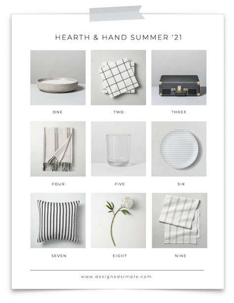 hearth and hand summer 2021 favorites designed simple