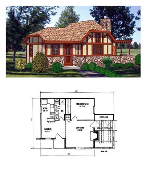 tudor style house plans images  pinterest