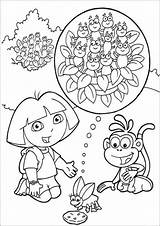 Dora Explorer Fargelegging Tulamama Exploradora Websincloud Kleurplaten Colorir Esploratrice Desenhos sketch template