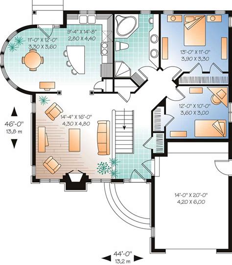 bungalow contemporary european house plans home design dd