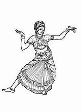 Bollywood Indienne Danse Danseuse Inde Dancer Hindou Book Danses Hindu Coloriages Traditionnelle Colorier Dances Justcolor Adultos Adulti Adulte Classical Dancers sketch template