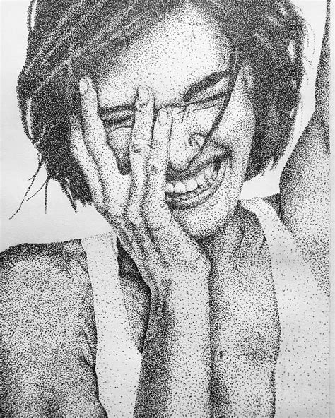 dotted drawings pencil art drawings art drawings sketches portrait