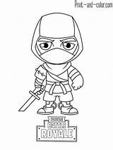 Fortnite Coloring Pages Printable Skin Print Color Ninja Skins Sheets Kids Characters Drawing Battle Lineart Cartoon Boys Kolorowanki Royale Easy sketch template