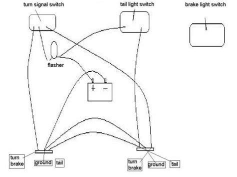 wiring diagram  rear lights