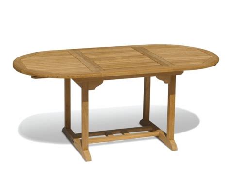 brompton teak extendable outdoor dining table