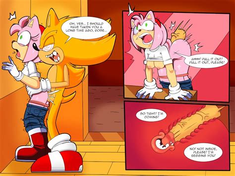 Rule 34 1girls Against Wall Amy Rose Ass Breasts