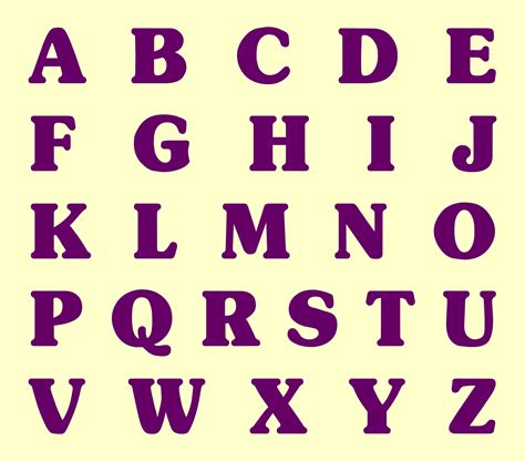 large printable alphabet letters customize  print