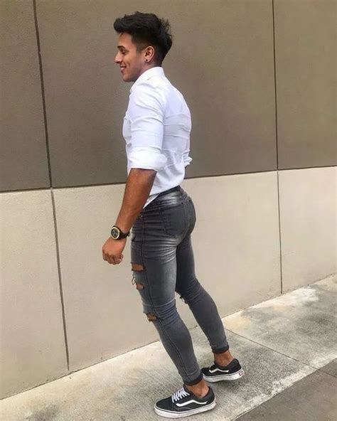 Guys With Swag In 2020 Super Skinny Jeans Men Fashion