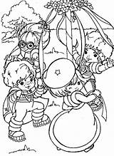 Coloring Pages Rainbow Brite Book Color Kids Vintage Bright Fairy Books Characters Gif sketch template