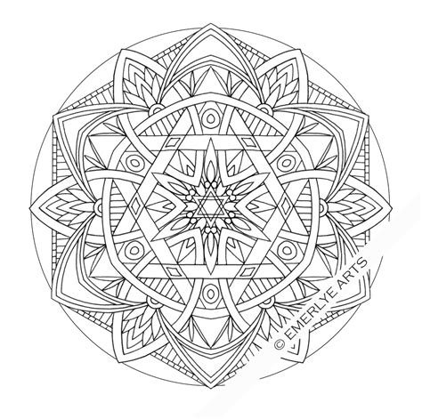 advanced mandala coloring pages  adults  getdrawings