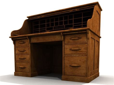 maya antique wood desk