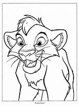 Kiara Coloring Lion King Pages Getdrawings sketch template