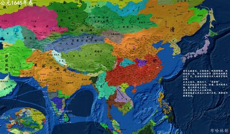 详细中国历史地图版本3——南明 知乎