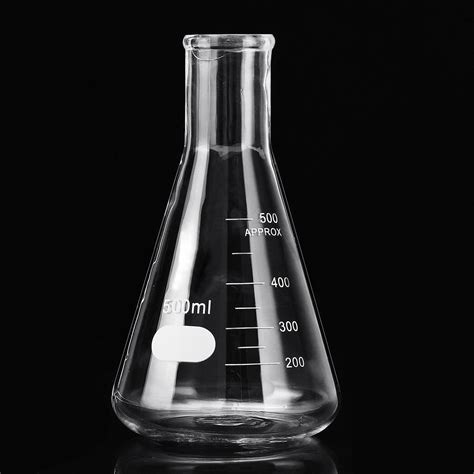 pcs ml erlenmeyer glass bottle laboratory borosilicate glassware