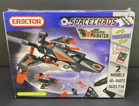 erector space chaos dark pirates  transform  models  parts ages    ebay
