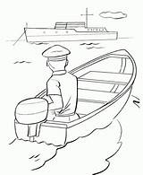 Coloring Boat Boats Pages Draw Rugged Ship Related sketch template