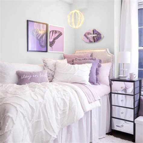 Metallic Marble Pillow Dorm Pillows Dormify Purple Dorm Rooms