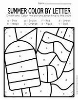 Summer Lowercase Sight Flops Popsicles sketch template