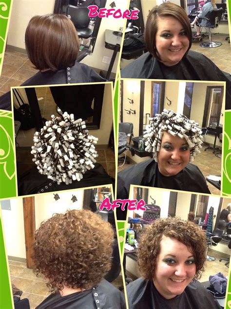my first spiral wrap perm short hairstyles fine short curly haircuts