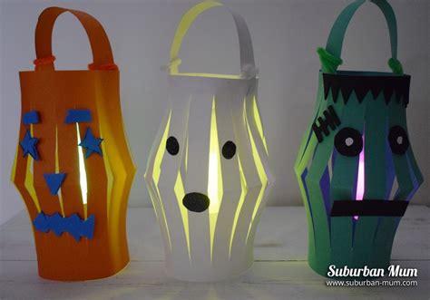 craft corner halloween paper lanterns suburban mum