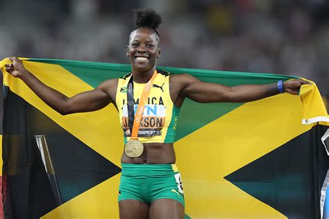 World Champs Womens 200 — Jackson Mr Captures Showdown Track And Field