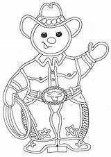 Gingerbread Coloring Man Pages Cowboy Boy Story Buckaroo Color Christmas Mural Woman Texas Rodeo Jan Printable Cowboys Colouring Janbrett Western sketch template