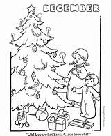 Winter Coloring Pages Printable Color Book Holiday Christmas Sheets Kids December Tree Help Printing Print sketch template