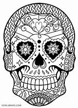 Coloring Pages Skull Head Getcolorings sketch template