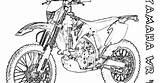 Yamaha Yz250f sketch template