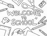 Welcome Coloring School Pages Printable Preschool Back Worksheets Pdf Museprintables Printables Choose Board sketch template