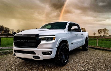 dodge ram  night edition white