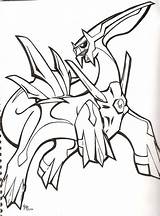 Pokemon Coloring Dialga Pages Legendary Palkia Para Colorear Arceus Drawing Color Sketch Legendaries Rare Rayquaza Print Dibujos Printable Imprimir Sheets sketch template