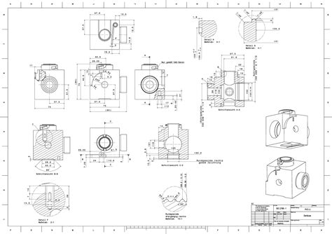 technische zeichnung integrated design engineering