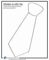 Necktie Paper Projectsforpreschoolers sketch template